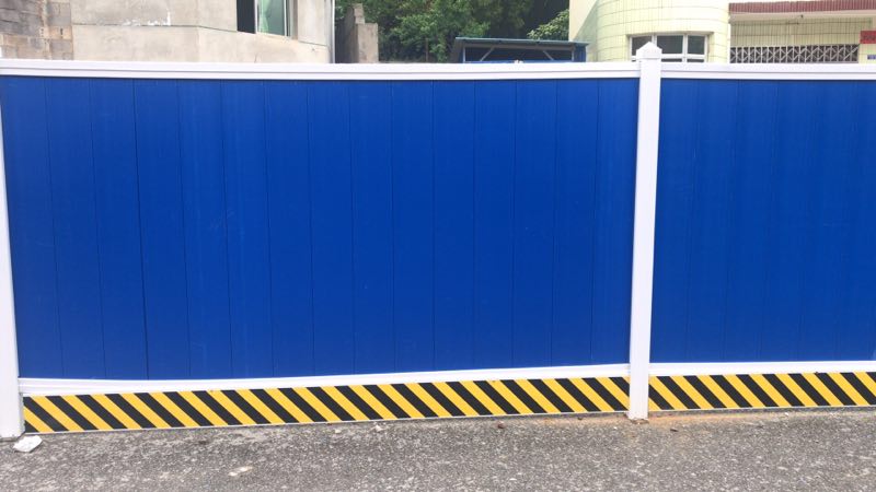 合阳黄家湖工地围挡施工